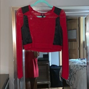 Crop top sweater